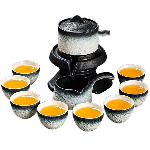 Gradient Glaze Automatic Tea Set